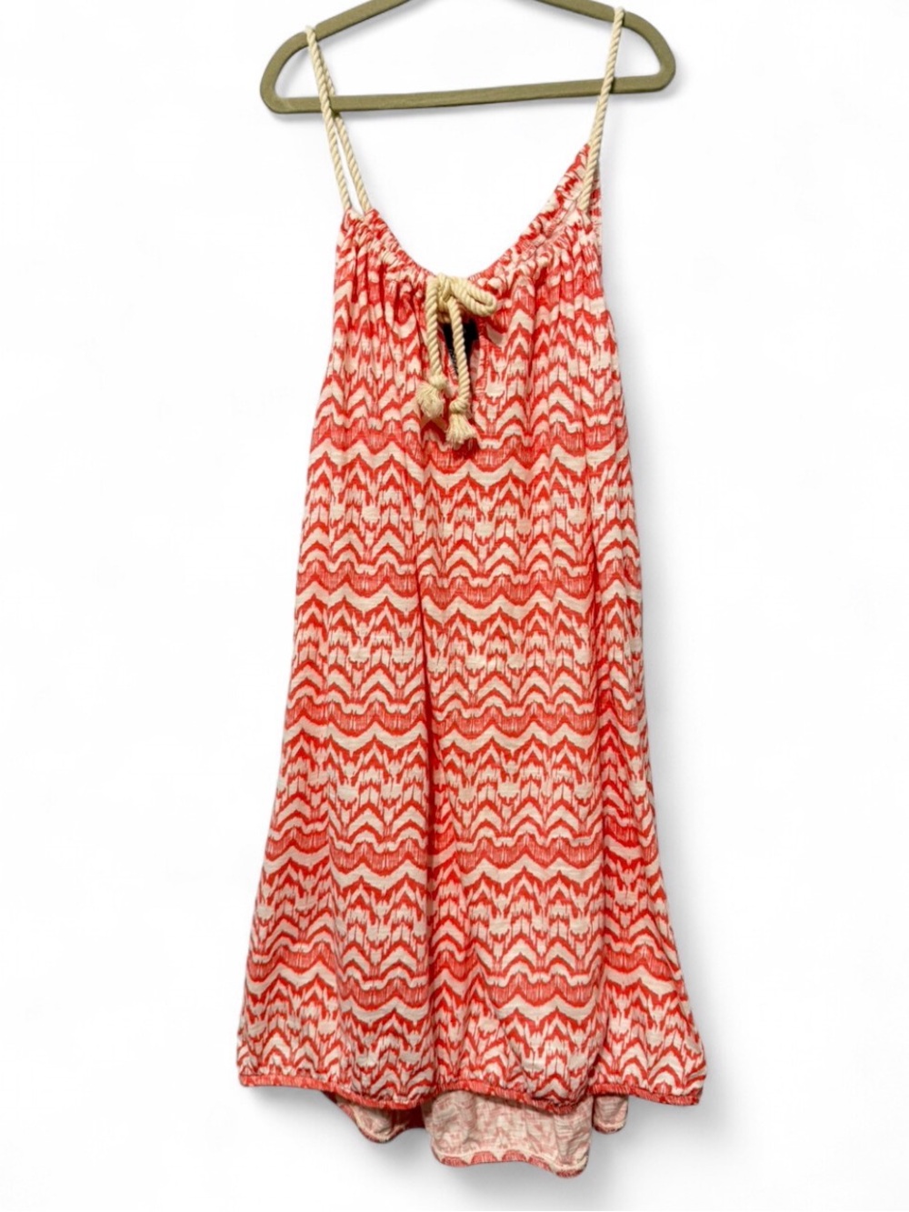 NWT Gap pink/white chevron print beach coverup Size XXL